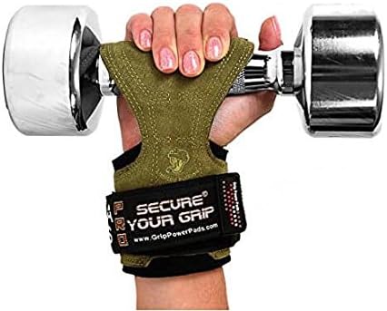 Cobra Grips Weight Lifting Gloves with Adjustable Neoprene Padded Wrist Wraps - Heavy Duty Alternative to Power Lifting Hooks for Deadlifts