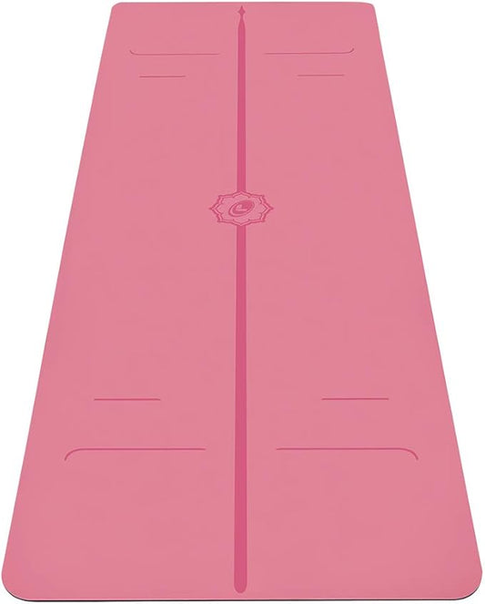 Liforme Evolve Yoga Mat - Patented Alignment Design, Advanced Non-Slip Grip | Eco-friendly, Non-Toxic, Sweat-Resistant, long, wide, 4.2mm thick mat for comfort, recommended for Hot Yoga, Free Yoga Bag