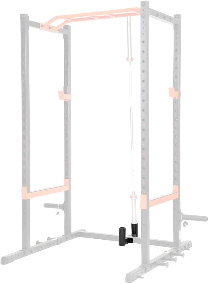 Sunny Health & Fitness Power Cage Squat Rack Attachments for Home Gym | Strength Training, Expanded Workout Variety, Durable Construction, Secure Fit, Quick Installation, Versatile Exercise Support