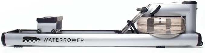 WaterRower M1 Rowing Machine with S4 BLE Monitor | USA Made Water Rower | Original Handcrafted Erg Row Machine for Home Use & Gym