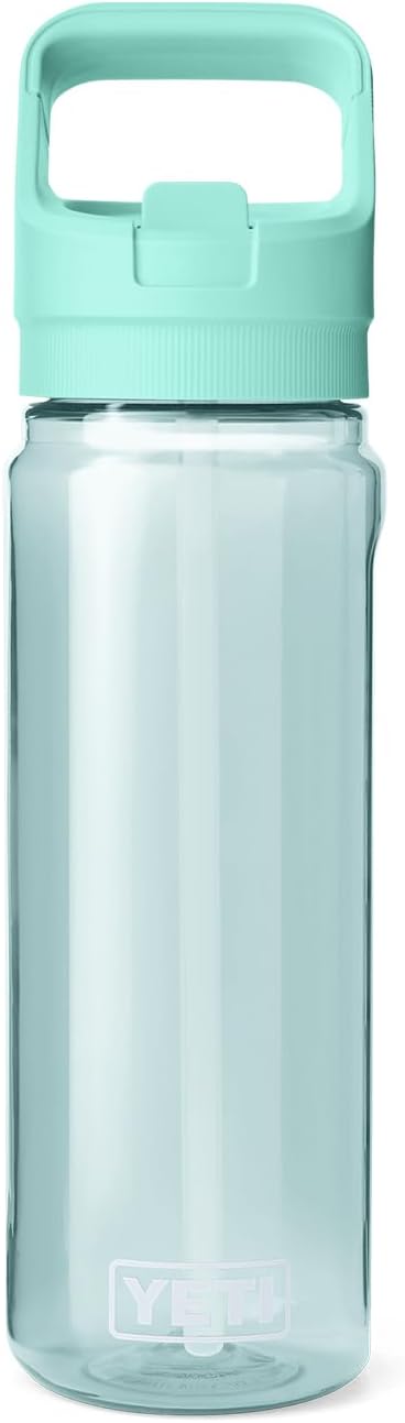 YETI Yonder 750 ml/25 oz Water Bottle with Yonder Straw Cap, Seafoam