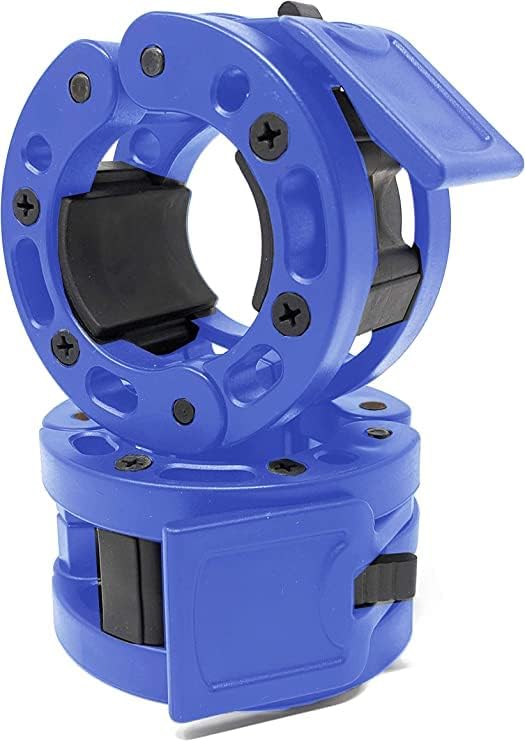 Olympic Barbell Clamps Collars Quick Release Pair of Locking Weight Clips Fit 2 Inch Barbell for Weightlifting