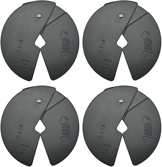 Micro Gainz 2.5LB Dumbbell Fractional Weight Plates, 4-Piece