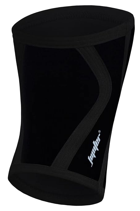 Jupiter Elbow Sleeves (Pair),Support for Squat,Weightlifting,Powerlifting,Basketball and Tennis,5mm Neoprene Compression Brace for Both Women and Men （Medium）
