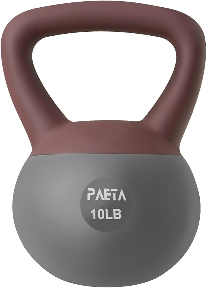 PAETA Soft Kettlebell for Home Fitness – Anti-Slip Grip & Wide Handle Design,Soft Kettlebell Set, Gentle Floor-Friendly Impact – 10lbs, 15lbs, 20lbs, for Home Functional Training