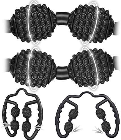 Shadowfit Muscle Massager Roller, Trigger Point Foam Roller for Calves, Legs, Arms, Shin Splints, Massage Tool to Relieve Soreness, Stiffness, and Tight Muscles, Cellulite Deep Tissue Massaging