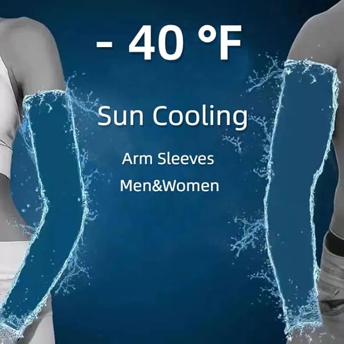 KUHNMARVIN 2 Pairs Arm Sleeves Compression UV Protection Cooling Sun Sleeves Tattoo Cover Up Basketball Arm Sleeves Football