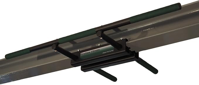 600 LBS Weight Limit - I-Beam Pull Up Bar - Straight Long Bar - Grip Tape.