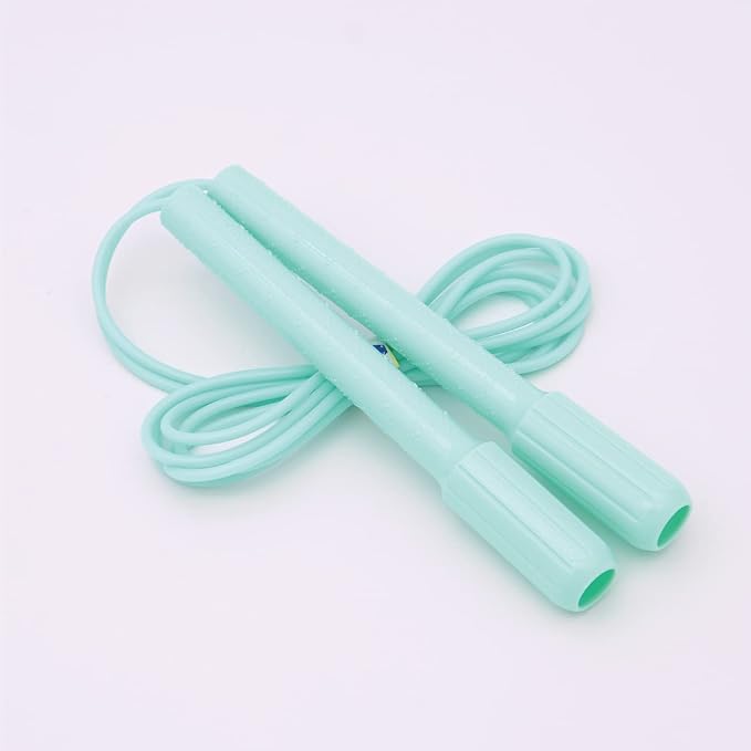 Skipping Jump Rope for Fitness Workout - Light Weight, Adjustable, Tangle Free, Excellent line control for Cardio Boxing, CrossFit, Training Exercise All Ages and Gender ( Special Luxury, KA-220, Made in Korea)