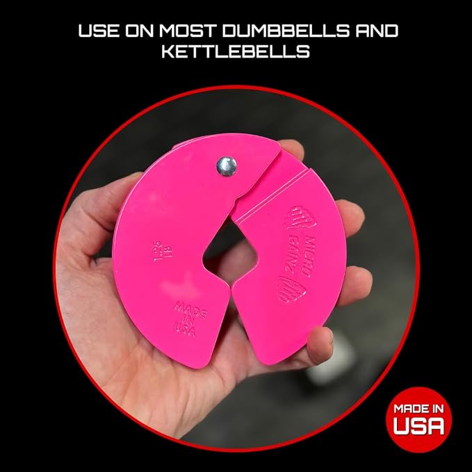 Micro Gainz 1.25LB Dumbbell Fractional Weight Plates, 2-Piece