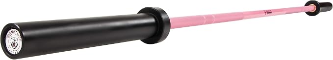 Fitvids Olympic Cerakote Barbell for Home & Commercial Gyms, 190K PSI Tensile Strength Rated for up to 1500LB Capacity
