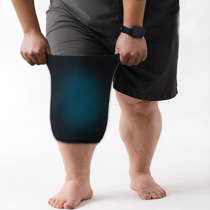 King Mills Plus Size Knee Ice Wrap for Women and Men.3XL | Extra Large Freeze Sleeve for Knee Replacement Recovery, Bursitis Relief, Arthritis, ACL & Meniscus Tear Relief