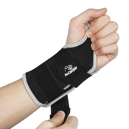 Wrist Brace for Carpal Tunnel Relief, Adjustable Wrist Support Splint Hand Brace for Men Women, Wrist Stabilizer Night Support for Pain Relief,Tendinitis,Arthritis(Left Hand, L/XL)