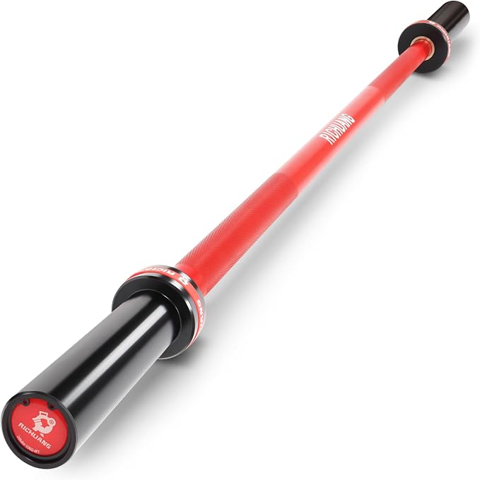 Ceramic Olympic Barbell 4/5/6FT – Short 2" Bar for Home Gym | Alloy/A3/45 steel. 400-500LB. 28mm knurled grip. Brass bushings. Squat, bench, deadlift, hip thrust. Fits standard plates.