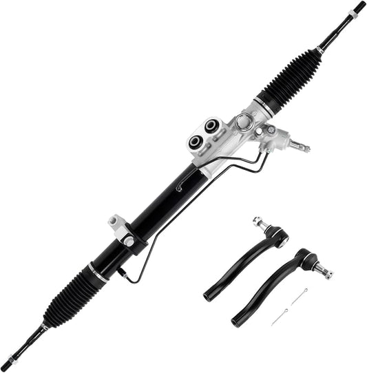 26-3023 Hydraulic Power Steering Rack and Pinion Fit for Nissan Titan Armada Pathfinder Armada, for Infiniti QX56 5.6L Automotive Replacement Rack & Pinion Assembly with Outer Tie Rod Ends