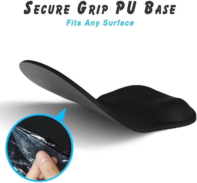 DEMON CHEST ErgoComfort Gel Wrist Rest Mouse Pad-Ergonomic Office Mousepad with Wrist Support-Non-Slip, Design Desk Accessories Mat for Home&Game Decor (06Transparent)