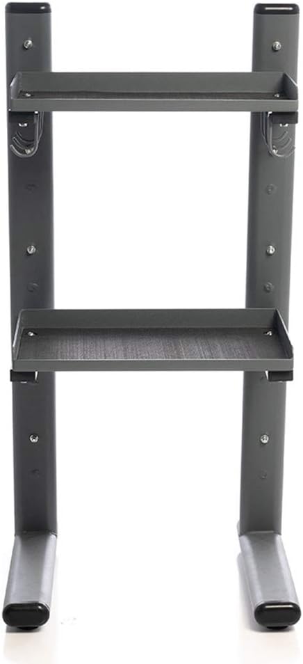 Power Systems Black Chrome Cable Attachment Storage Rack Heavy Duty Gym Organizer for Bars and Accessories, Mobile Rack for Home Gym, Fitness Studio and Commercial Equipment Storage