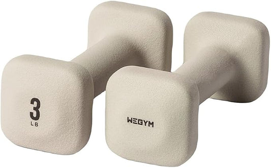 WeGym Square Dumbbells for Home Gym, Hand Weights for Strength Training