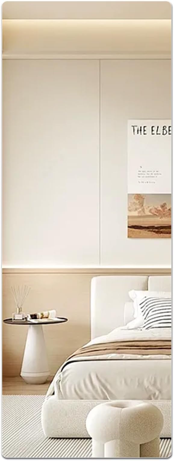 iCAGY Acrylic Self Adhesive Mirror Sheet for Wall | Plastic, Non Glass, Sticky, Kid Safety Mirror Tiles for Wall, 20x57 inch 4 Pcs