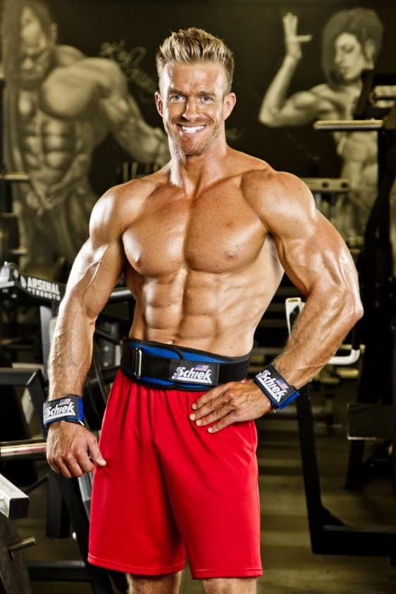 Schiek Sports Model 2004 Nylon 4 3/4" Weight Lifting Belt - Black