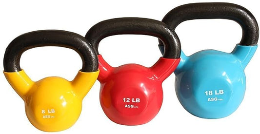 Ader Vinyl Kettlebell 5, 8, 10, 12, 15, 18, 20, 25, 30, 35, 40, 45,50 Lb
