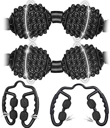 Shadowfit Muscle Massager Roller, Trigger Point Foam Roller for Calves, Legs, Arms, Shin Splints, Massage Tool to Relieve Soreness, Stiffness, and Tight Muscles, Cellulite Deep Tissue Massaging