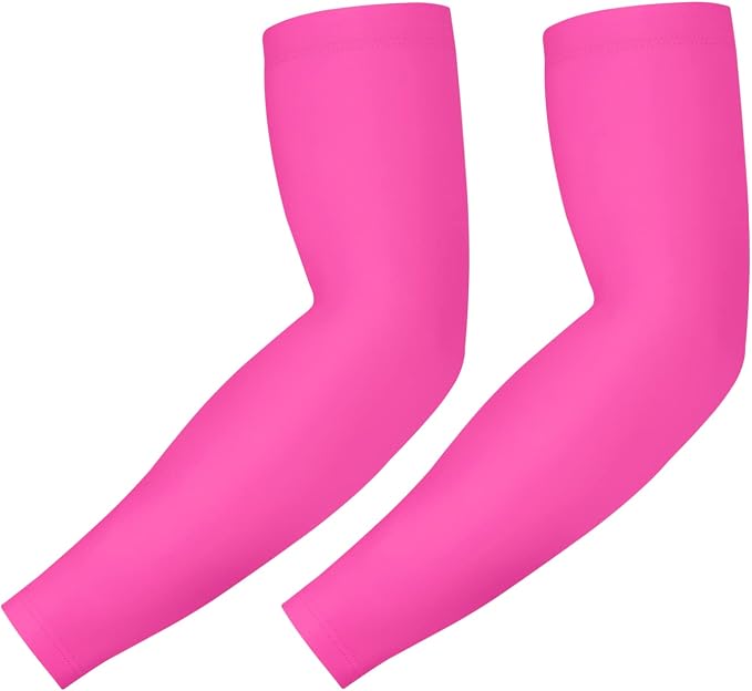 HDE Arm Compression Sleeves for Kids Basketball Shooting Sleeve Youth Sports Cooling Sun Protection Football Baseball 1 Pair