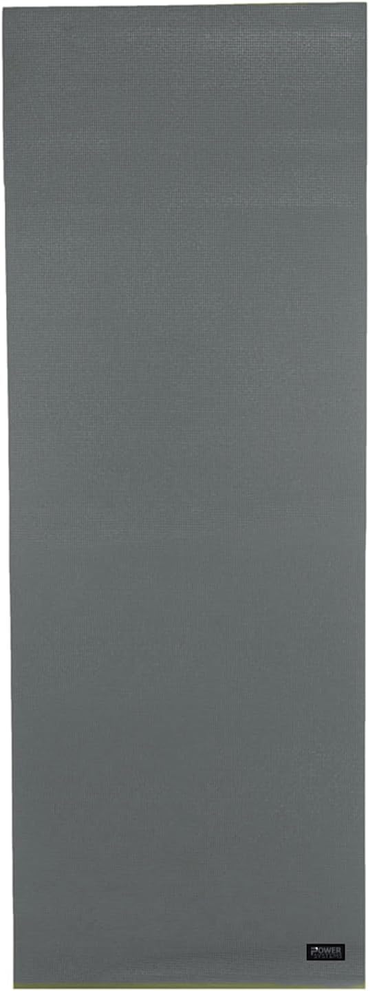 Power Systems Premium Yoga Sticky Mat - Secure, Adhesive, Textured Surface - Lightweight & Durable