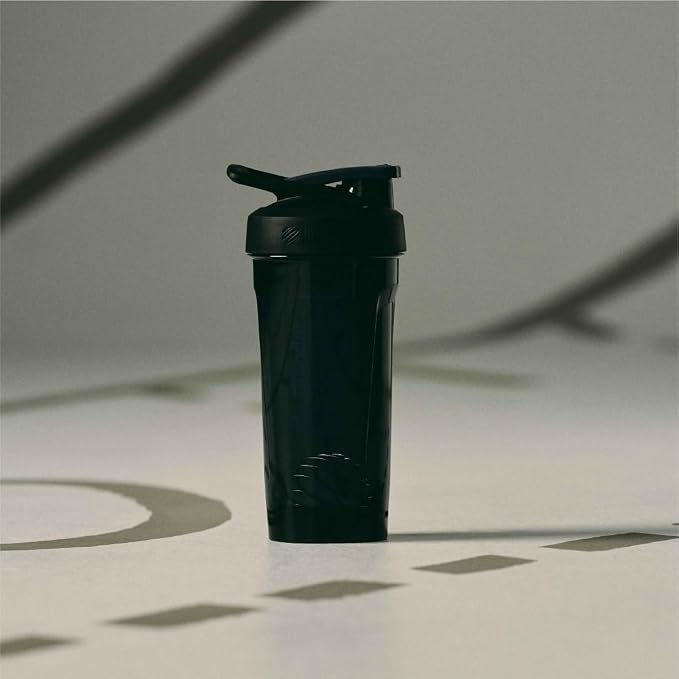 BlenderBottle Sport Flip Tritan Shaker Bottle 24 oz Black