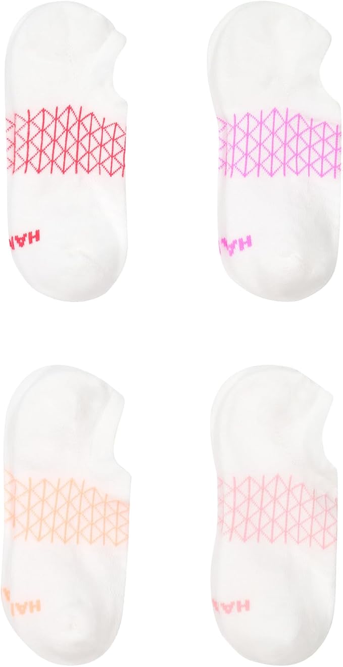 Hanes Women's Socks, 4-pack, Absolute Active Cushioned Moisture-wicking Best Women's Socks, Crew, Ankle and No Show