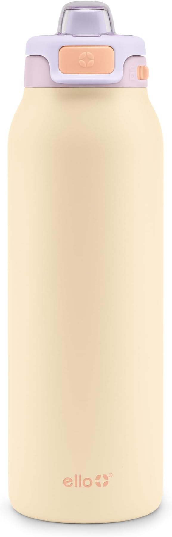 Ello Pop & Fill Insulated Stainless Steel Water Bottle with Quick Fill Lid, Leakproof Locking, Sip or Chug Spout, BPA-Free, Double Wall Vacuum Insulated for Sports, Travel & School- 22oz / 32oz / 40oz