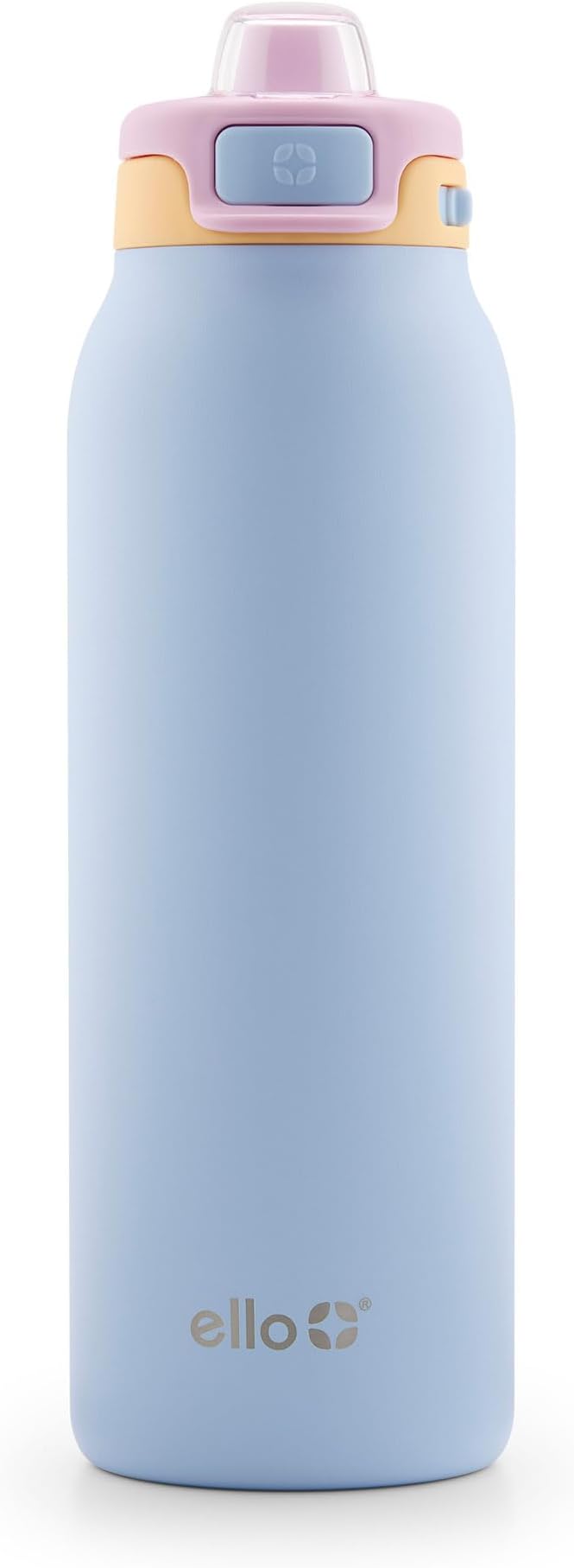 Ello Pop & Fill Insulated Stainless Steel Water Bottle with Quick Fill Lid, Leakproof Locking, Sip or Chug Spout, BPA-Free, Double Wall Vacuum Insulated for Sports, Travel & School- 22oz / 32oz / 40oz