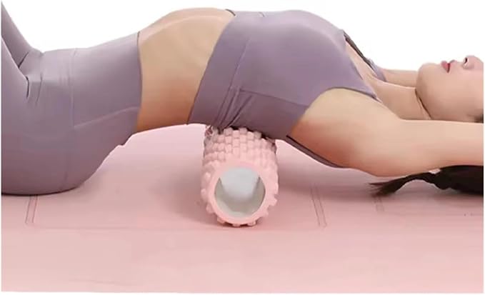 High Density Foam Roller for Muscle Massage - Pain Relief for Back, Legs, and Arms(Pink)
