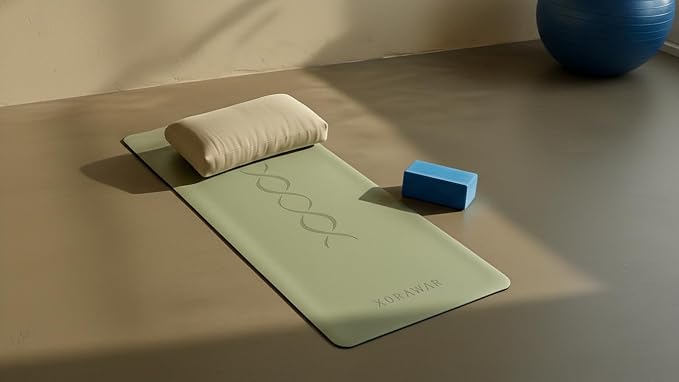 Natural Rubber Workout Mat with Bag | Thick Rubber mat 4.5 mm | Non Slip Yoga Mat Non Slip| Gym Mats for Home Gym Floor Mat, Home Exercise Mats for Home Workout Accessories, Fitness Mat, Workout Mats for Home Gym, Yoga Matt, Stretching Mat, Thick Exerc...