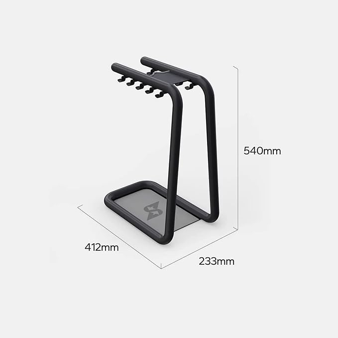 Speediance Gym Accessories Organizer, Home Gym Accessories Storage, 10 Metal Hooks Heavy-Duty Accessory Storage for Home Exercise and Fitness Gear, Compatible Gym Monster, Black