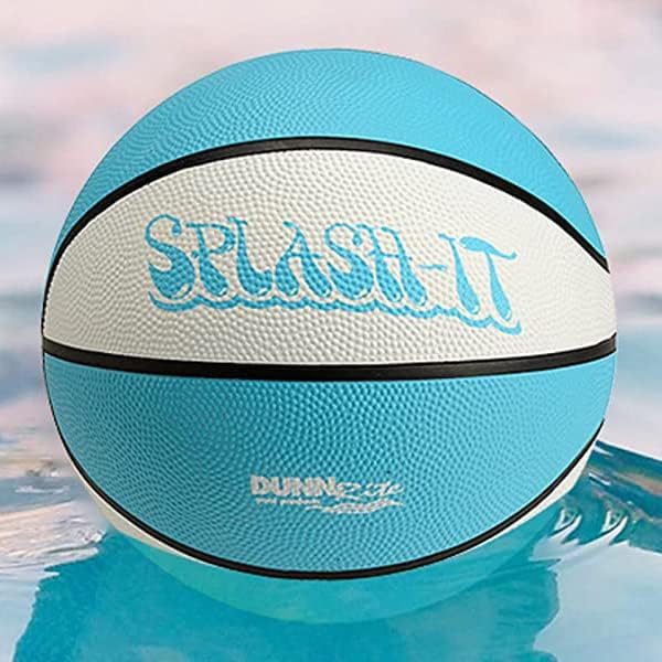 DUNNRITE Products 9" Diameter Regulation Aqua B110 Pool and Lake Water Basketball, Waterproof