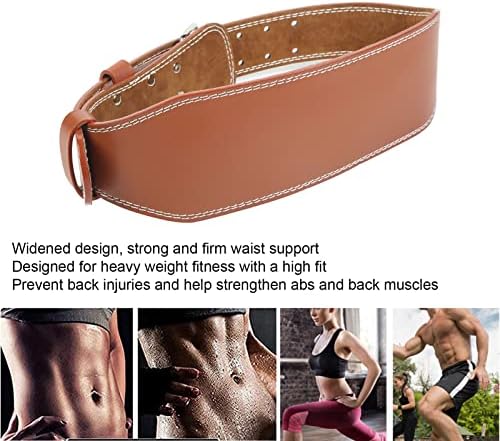 VBESTLIFE Weight Lifting Belt, Imitation Cowhide Weightlifting Waist Protection Belt Widen Gym Belts for Weightlifting Powerlifting Strength Training Squat Deadlift Workout Waist Support