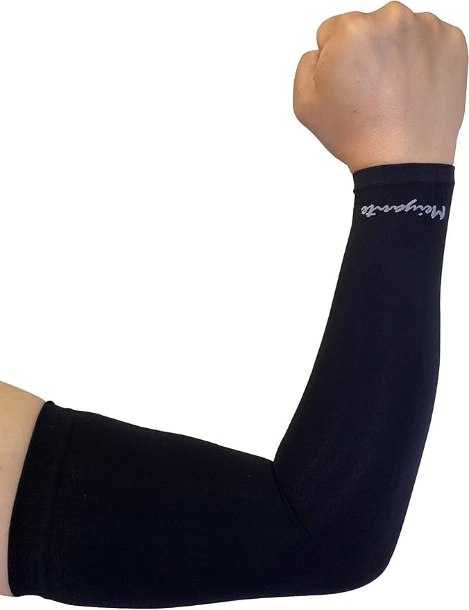Cooling Arm Sleeves for Men & Women, UPF 50+ UV Protection | Wrist-length UPF 50+ arm sleeves for work, driving, gardening and sports; 88% nylon/12% spandex; 1 pair.