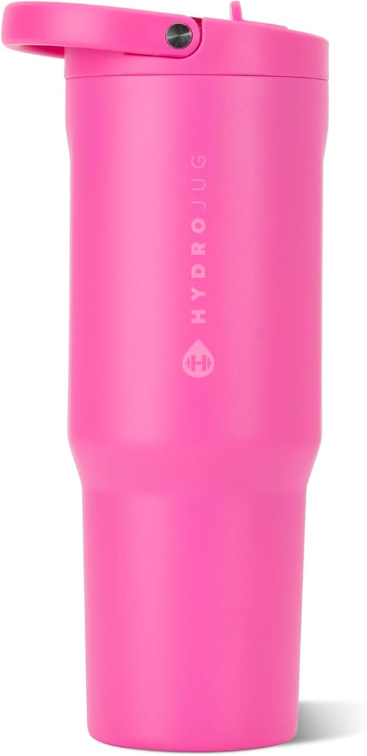 HydroJug Sport 32 oz Insulated Stainless Steel Water Bottle, Razzle