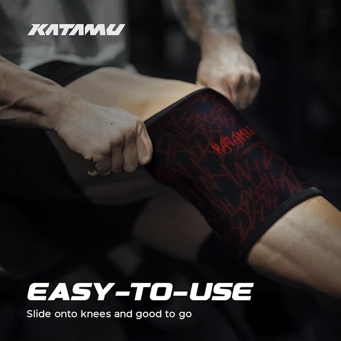 The Joker 7mm Neoprene Knee Sleeves for Weightlifting — Premium | Compression Support for Men and Women, Powerlifting, Squats and Strength Training, IPL Pair