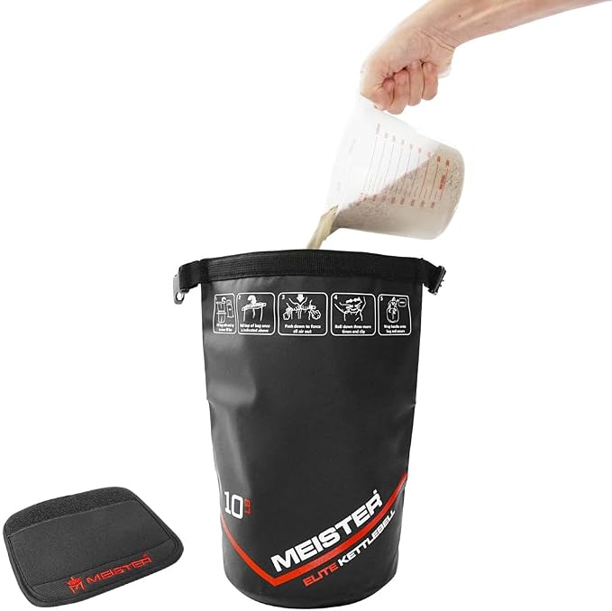 Meister Elite Portable Sand Kettlebell - Soft Sandbag Weight