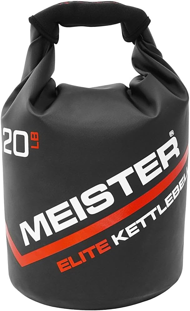 Meister Elite Portable Sand Kettlebell - Soft Sandbag Weight