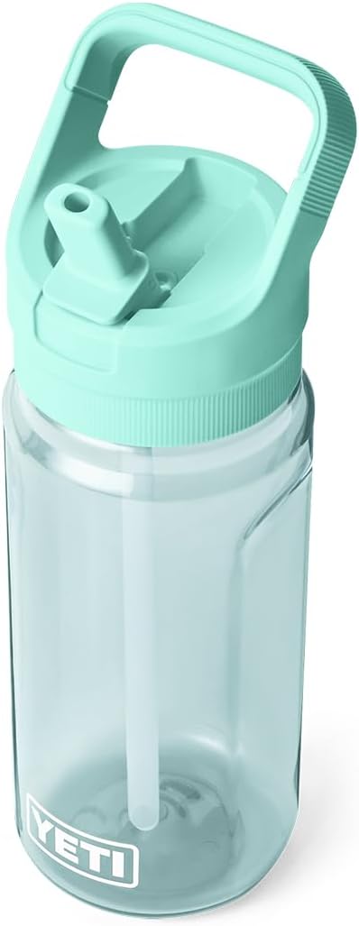 YETI Yonder 600 ml/20 oz Water Bottle with Yonder Straw Cap, Seafoam
