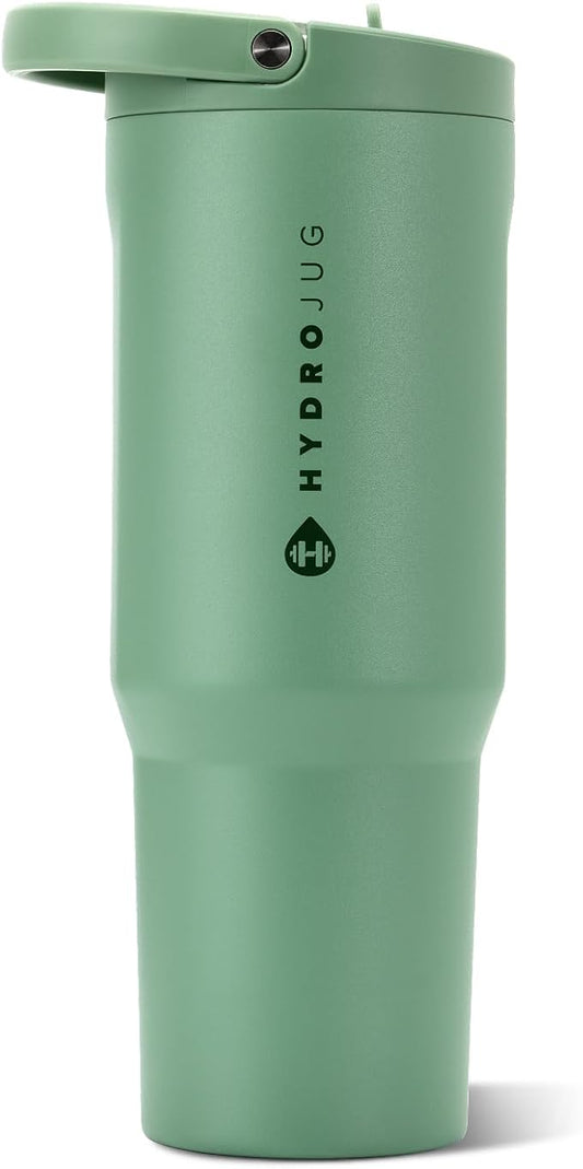 HydroJug Sport 40 oz Insulated Stainless Steel Water Bottle, Sage