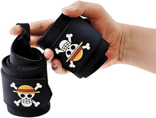 Anime Wrist Wraps Ideal for Weightlifting, Powerlifting, and Crossfit. One Size Fits All. Premium Wrist Support for Gym Workouts