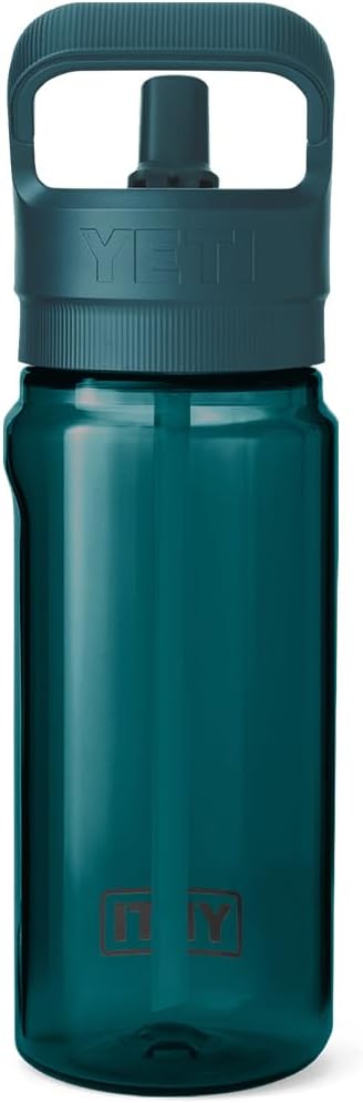YETI Yonder 600 ml/20 oz Water Bottle with Yonder Straw Cap, Agave Teal