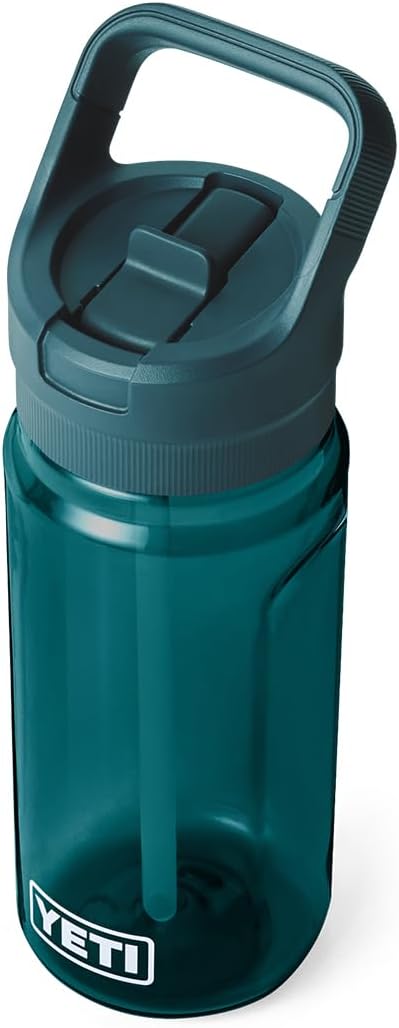 YETI Yonder 600 ml/20 oz Water Bottle with Yonder Straw Cap, Agave Teal