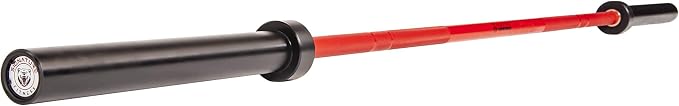 Fitvids Olympic Cerakote Barbell for Home & Commercial Gyms, 190K PSI Tensile Strength Rated for up to 1500LB Capacity