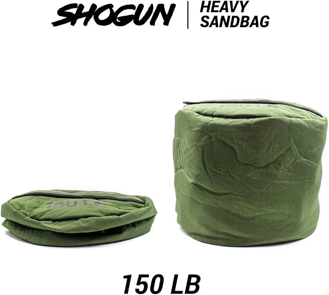 Shogun Sandbags for Working Out – Heavy Duty Workout Sandbag for Weight Training, Cross Training, Strongman, Fitness & Military Use – Adjustable Exercise Sand Bags for Full Body Training