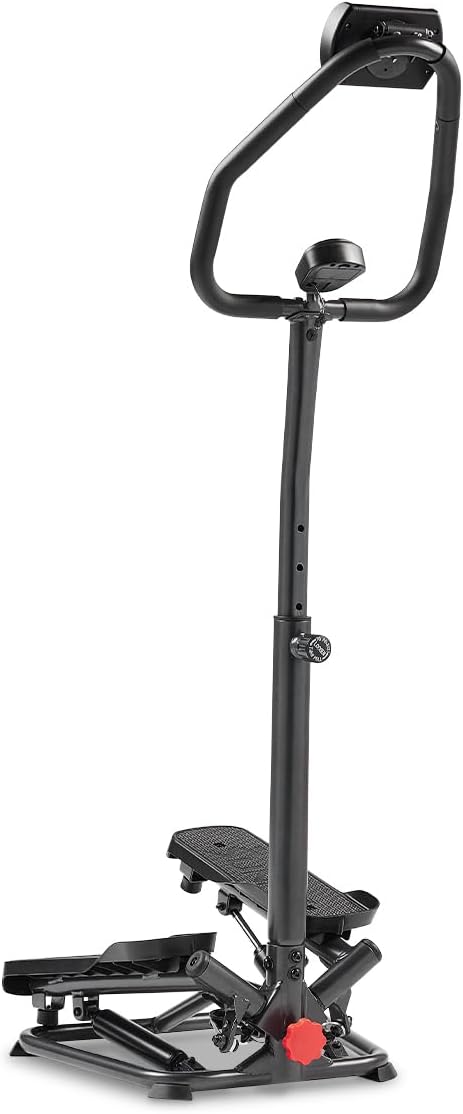 Sunny Health & Fitness Smart Twist Stair Stepper with Adjustable Handlebar